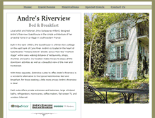 Tablet Screenshot of andresriverview.com